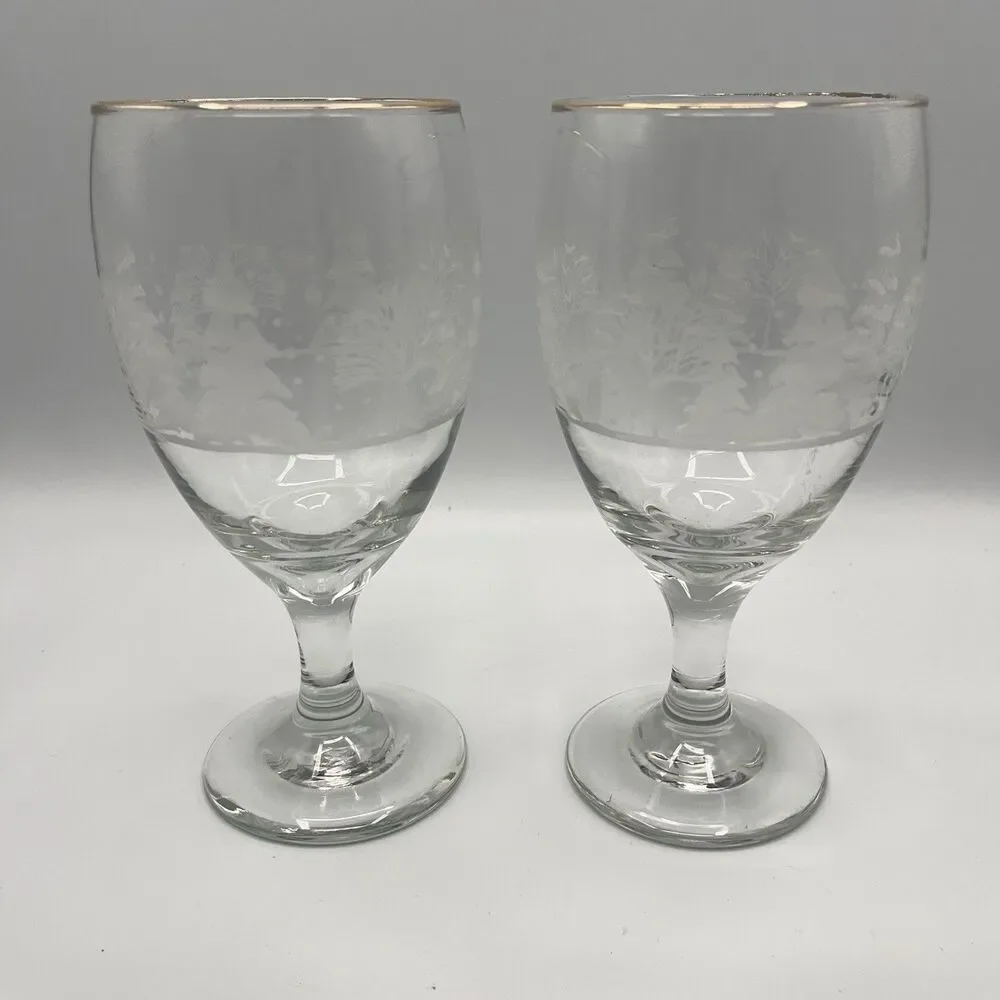 Arby’s Libbey Winter Wonderland Glasses Set Of 2